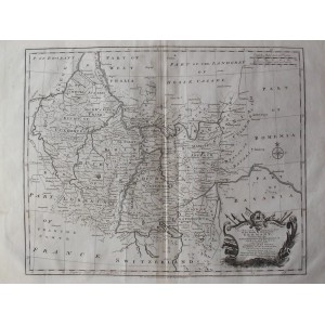 A NEW AND CORRECT MAP OF THE SOUTH WEST PART OF GERMANY CONTAINING ...