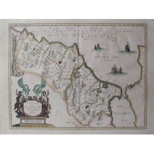 FEZZAE ET MAROCCHI REGNA AFRICAE CELEBERRIMA DESCRIBEBAT ABRAH : ORTELIUS 