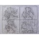 CONJUNTO COMPLETO DE LOS 10 MAPAS DEL SUPLEMENTO DE LA ENCICLOPEDIA DE DIDEROT ...
