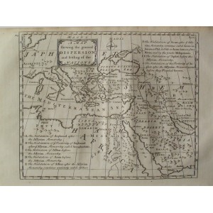 A MAP SHEWING THE GENERAL DISPERSION AND SETTLING OF THE NATIONS