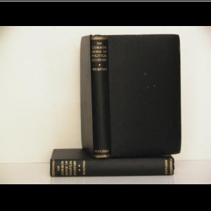 The common sense of Political Economy and reviews on economic theory
