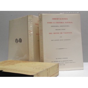 Observaciones sobre la Historia Natural, Geografía, Agricultura, Población y Frutos del Reyno de Valencia