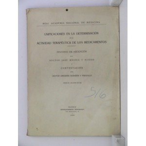 Unificaciones en la determinación de la actividad terapéutica de los medicamentos