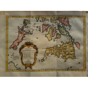 Mapa de las ISLAS FILIPINAS (conjunto de 2)