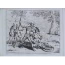 Don Quijote derrota al Caballero de los Espejos 
