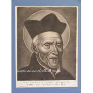 Retrato de San José Calasanz, fundador de las Escuelas Pías