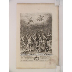 Escena mitológica y relativa al vino