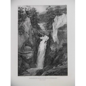 Cascade du Garet, route du Tourmalet (Hautes Pyrénées)