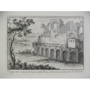 (Termas Antoninas) Veduta delle camere de bagni delle Terme Antoniane dalla parte di Levante