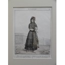 SEÑORA CON MANTILLA D’INVIERNO ... DE MADRID
