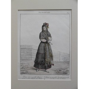 SEÑORA CON MANTILLA D’INVIERNO ... DE MADRID
