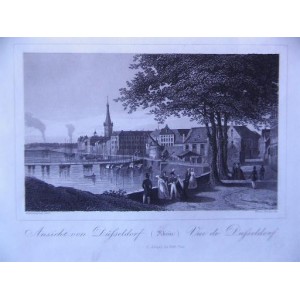 Ansicht von Düsseldorf (Rhein) 