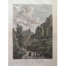 ENTRADA DEL MONASTERIO DE MONT-SERRAT POR EL CAMINO DE COCHES 