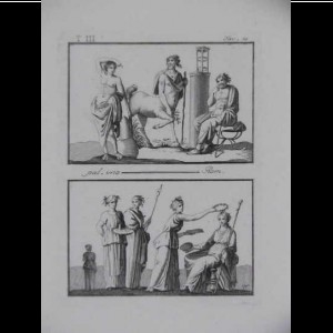 HIPOCRATES CON APOLO, CHIRON Y OTRAS FIGURAS MITOLÓGICAS 
