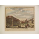 LA PLACE ET LA FONTAINE DE SAN DOMINGO À MADRIT 