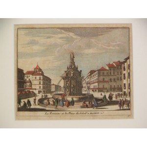 LA FONTAINE ET LA PLACE DU SOLEIL À MADRIT 
